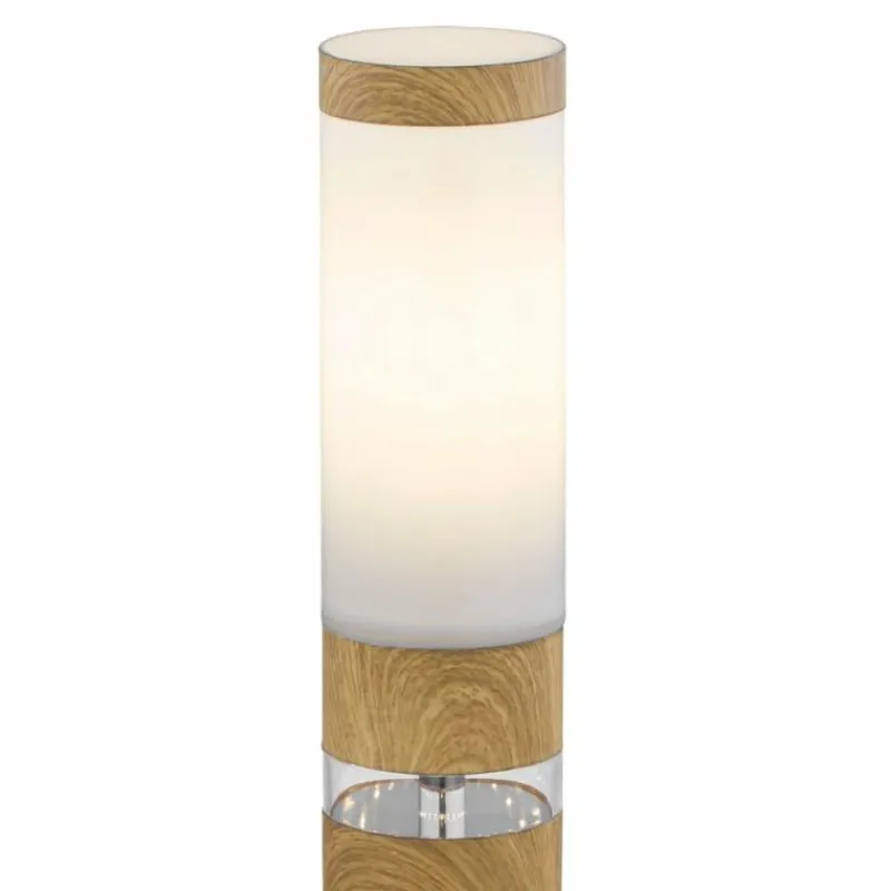 Lampes En Bois-Luminaires Globo Lighting Borne lumineuse Globo JAICY Couleur bois, 1 lumière