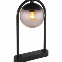 Suspension Verre Fumé-Luminaires Globo Lighting Borne lumineuse Globo MICHAEL Noir, 1 lumière