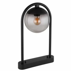 Suspension Verre Fumé-Luminaires Globo Lighting Borne lumineuse Globo MICHAEL Noir, 1 lumière
