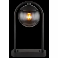 Suspension Verre Fumé-Luminaires Globo Lighting Borne lumineuse Globo MICHAEL Noir, 1 lumière