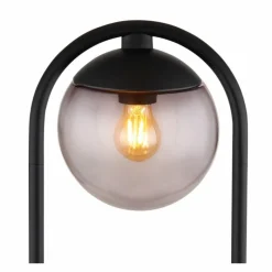 Suspension Verre Fumé-Luminaires Globo Lighting Borne lumineuse Globo MICHAEL Noir, 1 lumière