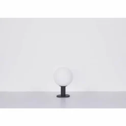 Luminaires Globo Lighting Borne lumineuse Globo OSSY Anthracite, 1 lumière, Détecteur de mouvement