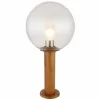 Lampes En Bois-Luminaires Globo Lighting Borne lumineuse Globo OSSY Couleur bois, 1 lumière