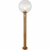 Lampes En Bois-Luminaires Globo Lighting Borne lumineuse Globo OSSY Couleur bois, 1 lumière, Détecteur de mouvement