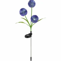 Luminaires Globo Lighting Borne lumineuse Globo SOLAR LED Vert, Lila, 3 lumières