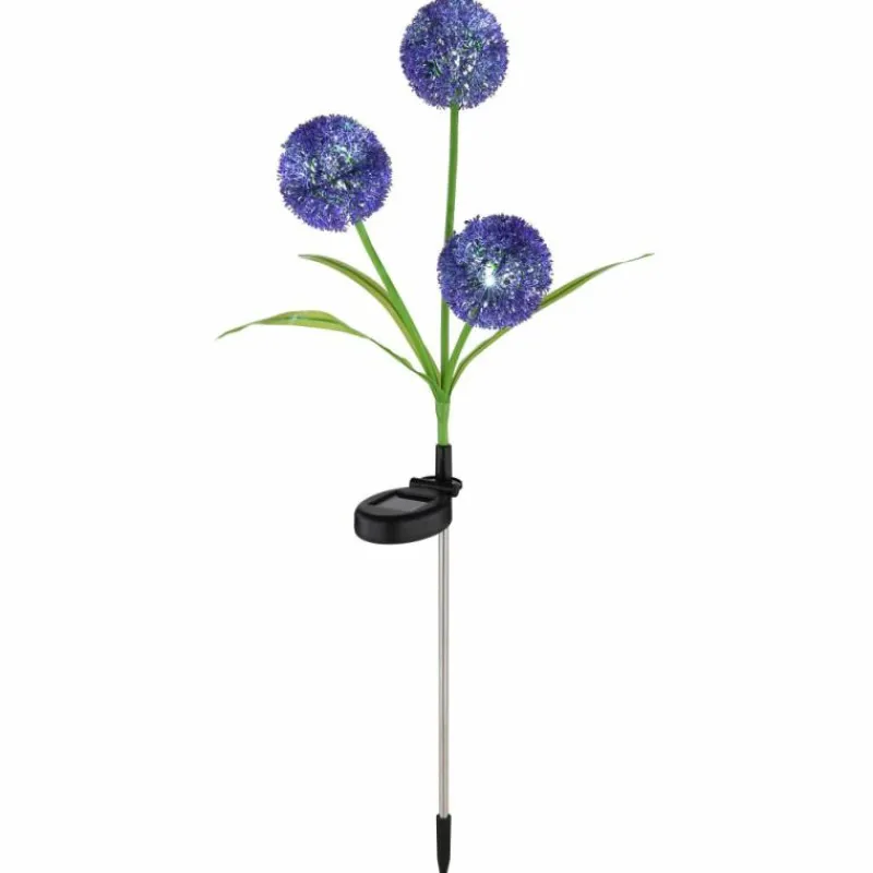 Luminaires Globo Lighting Borne lumineuse Globo SOLAR LED Vert, Lila, 3 lumières