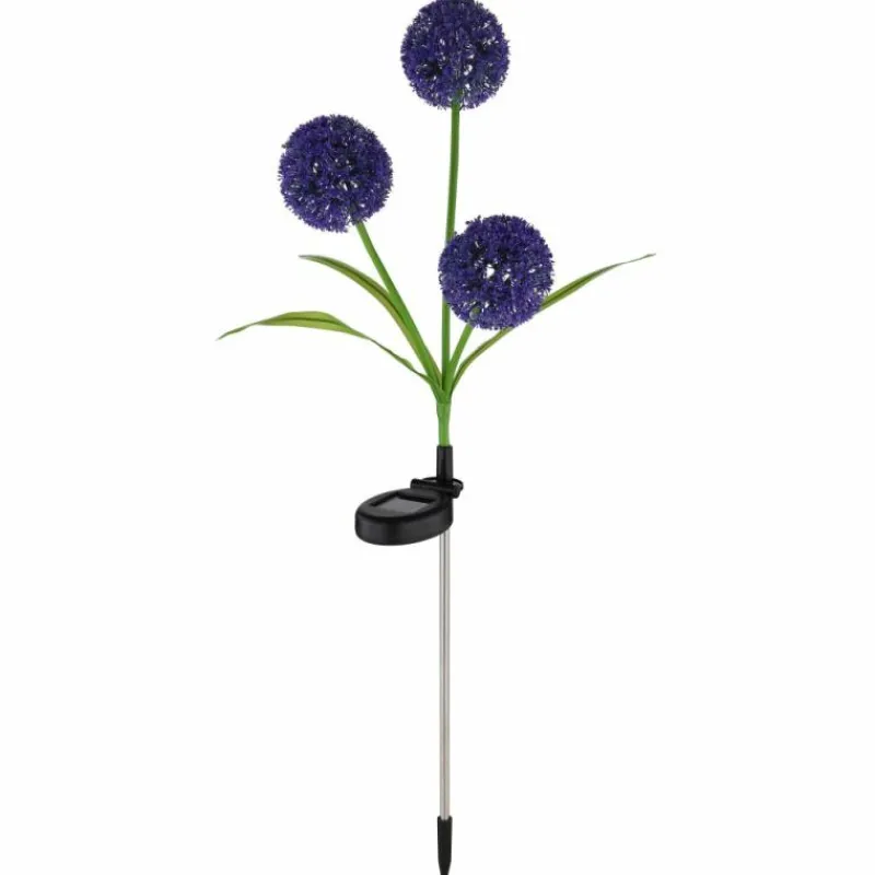 Luminaires Globo Lighting Borne lumineuse Globo SOLAR LED Vert, Lila, 3 lumières