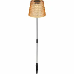 Luminaires Globo Lighting Borne lumineuse Globo SOLAR LED Ambre, Noir, 1 lumière
