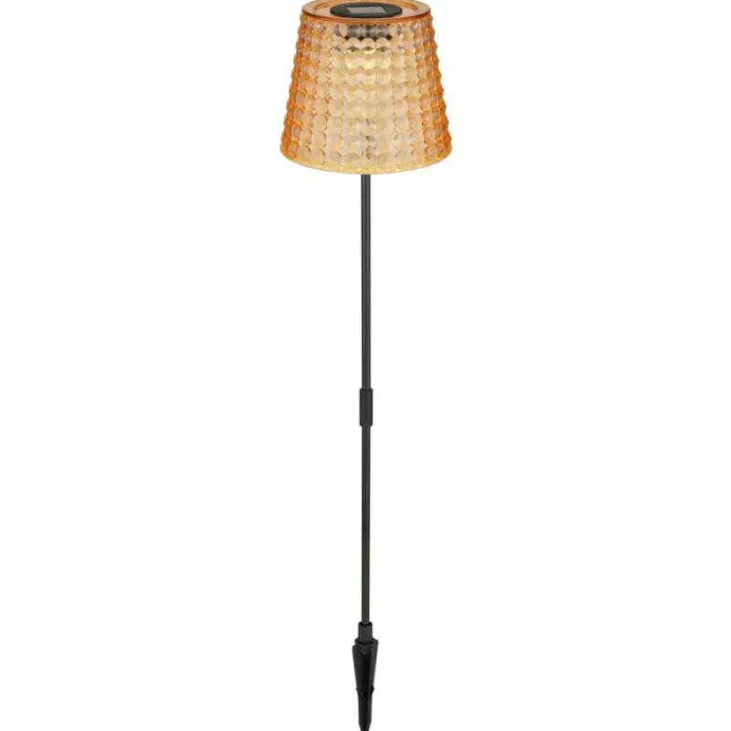 Luminaires Globo Lighting Borne lumineuse Globo SOLAR LED Ambre, Noir, 1 lumière
