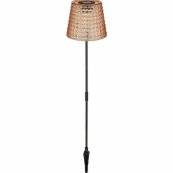 Luminaires Globo Lighting Borne lumineuse Globo SOLAR LED Ambre, Noir, 1 lumière