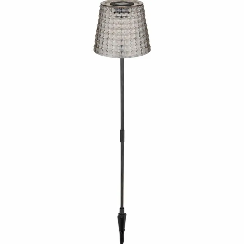 Suspension Verre Fumé-Luminaires Globo Lighting Borne lumineuse Globo SOLAR LED Fumée, Noir, 1 lumière