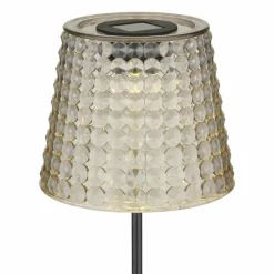 Suspension Verre Fumé-Luminaires Globo Lighting Borne lumineuse Globo SOLAR LED Fumée, Noir, 1 lumière