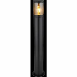 Suspension Verre Fumé-Luminaires Globo Lighting Borne lumineuse Globo XELOO Noir, 1 lumière