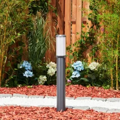 hofstein Borne lumineuse Gondoyer Anthracite, 1 lumière