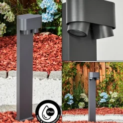 hofstein Borne lumineuse Guampacha Anthracite, 2 lumières