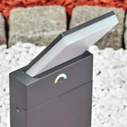 hofstein Borne lumineuse Heraklion LED Anthracite, 1 lumière