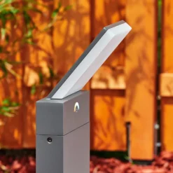 hofstein Borne lumineuse Heraklion LED Anthracite, 1 lumière