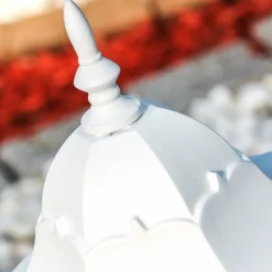 hofstein Borne lumineuse Hongkong Frost Blanc, 1 lumière