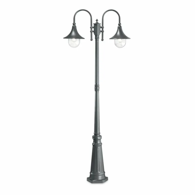 Luminaires Ideallux Borne lumineuse Ideallux CIMA Gris, 2 lumières