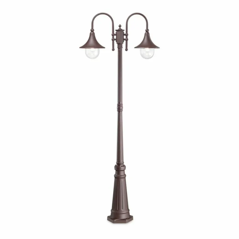 Luminaires Ideallux Borne lumineuse Ideallux CIMA Gris, 2 lumières