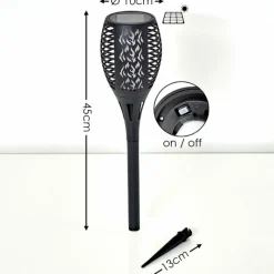 hofstein Borne lumineuse Joinville LED Noir, 1 lumière