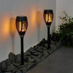 Luminaires Rustiques-hofstein Borne lumineuse Joinville LED Noir, 1 lumière