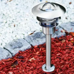 hofstein Borne lumineuse Juva Acier inoxydable, 1 lumière