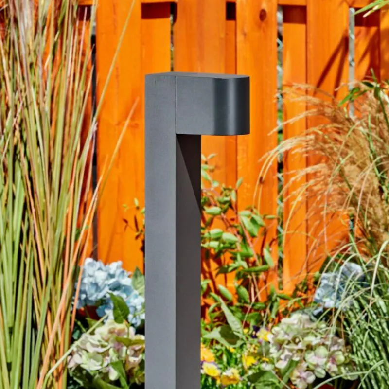 hofstein Borne lumineuse Kingstown Anthracite, 1 lumière