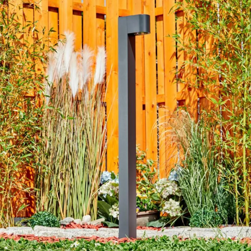 hofstein Borne lumineuse Kingstown Anthracite, 1 lumière