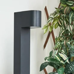 hofstein Borne lumineuse Kingstown Anthracite, 1 lumière