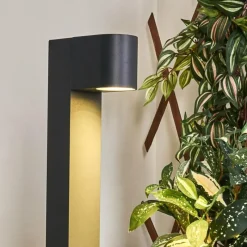 hofstein Borne lumineuse Kingstown Anthracite, 1 lumière