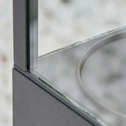 Lampes Vintages & Rétros-hofstein Borne lumineuse Kiwalik Anthracite, 1 lumière