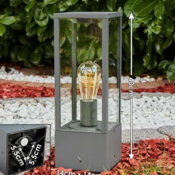 hofstein Borne lumineuse Kiwalik Anthracite, 1 lumière