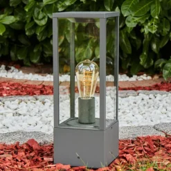 hofstein Borne lumineuse Kiwalik Anthracite, 1 lumière