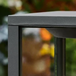 Lampes En Bois-hofstein Borne lumineuse Kiwalik Bois foncé, Noir, 1 lumière