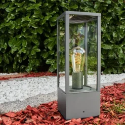 Lampes Vintages & Rétros-hofstein Borne lumineuse Kiwalik Zingué, 1 lumière