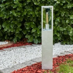 Lampes Vintages & Rétros-hofstein Borne lumineuse Kiwalik Zingué, 1 lumière