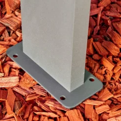 hofstein Borne lumineuse Korup LED Anthracite, 1 lumière, Détecteur de mouvement