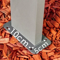 hofstein Borne lumineuse Korup LED Anthracite, 1 lumière, Détecteur de mouvement