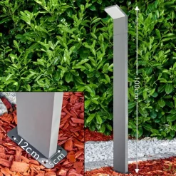 hofstein Borne lumineuse Korup LED Aluminium, 1 lumière