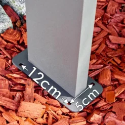 hofstein Borne lumineuse Korup LED Aluminium, 1 lumière