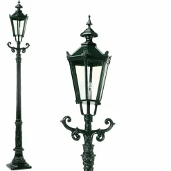 Luminaires Rustiques-KS Verlichting Borne lumineuse Washington Vert, 1 lumière