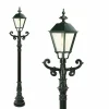 Luminaires Rustiques-KS Verlichting Borne lumineuse Dortmund Vert, 1 lumière