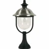 Luminaires Rustiques-KS Verlichting Borne lumineuse Bologna Noir, 1 lumière