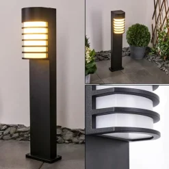 hofstein Borne lumineuse Kurola Noir, 1 lumière