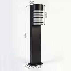 hofstein Borne lumineuse Kurola Noir, 1 lumière