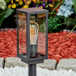 hofstein Borne lumineuse Lapa Noir, 1 lumière