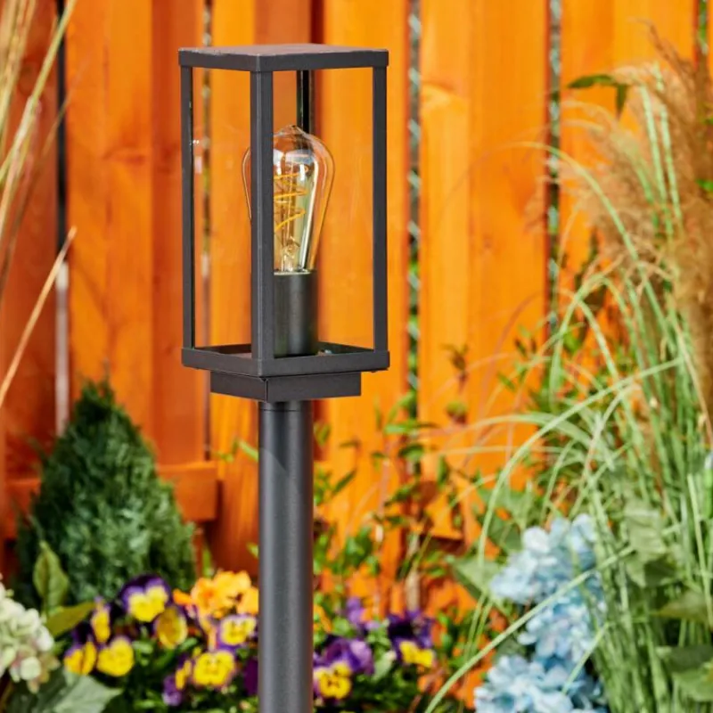 Lampes En Bois-hofstein Borne lumineuse Lapa Noir, 1 lumière