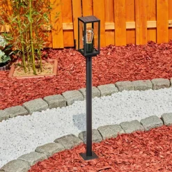 Lampes En Bois-hofstein Borne lumineuse Lapa Noir, 1 lumière