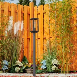 Lampes En Bois-hofstein Borne lumineuse Lapa Noir, 1 lumière